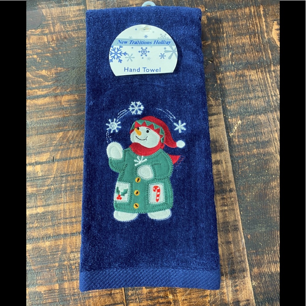 Snowman Hand Towel